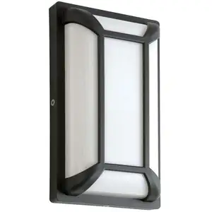 Aric - camille 1 Appl. Mur Ext. IP65 IK07 graphite led intég. 10W 3000... pas cher