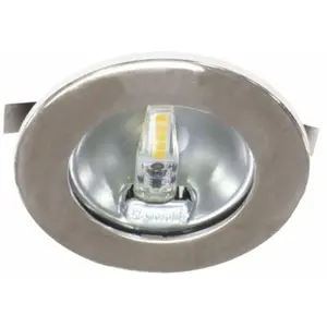 Spot encastré à led Aric s1200 - 1.8w - 3000k - chromé Aric 50772 pas cher