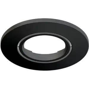 Aric - Collerette clipsable pour encastré edos couleur : noir 11061 pas cher