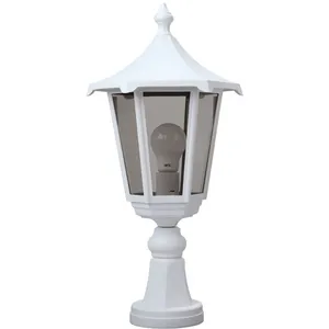 Borne extérieur Aric monaco - culot e27 - blanc - sans lampe Aric 3042 pas cher