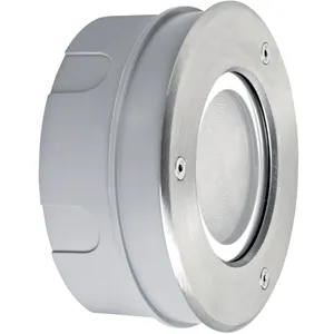 ARIC Luxmur 2 Encastré Mur Ext. GX53 IP66 IK07 rond inox lampe non incl. Ar... pas cher