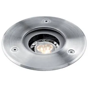 applique de sol encastrée - aric aquasol mini - gu10 - inox - rond - a...