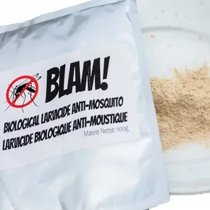 BTI WP Larvicide anti larves de moustiques pour 200m² à base de BTI. Formule larvicide concentrée. Pour Piscine/Eau Stagnante(100g) pas cher