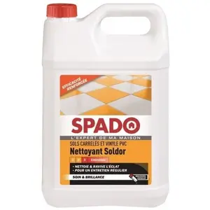 Spado Nettoyant Soldor pour sols carrelés et vinyle PVC - 5L SPADO pas cher