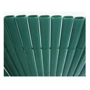 Canisse double-face ovale - pvc vert 1,5 x 5 m - SICATEC pas cher