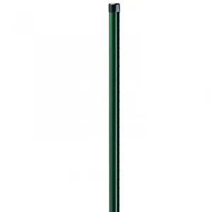 Poteau acier galvanisé rond Univers vert - H.225 x l.4.8 x P.4.8 cm pas cher