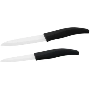 Set van 2 messen met keramische lemmeten, 12,5 en 18 cm lang, Nirosta ... pas cher