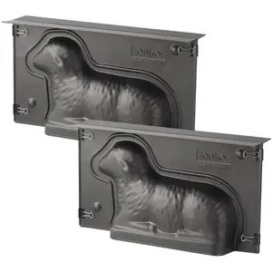 Comparateur de prix : Moules à gâteaux 3D en forme d'agneau pascal - ZENKER Special Season - Lot de 2 - Capacité 900 ml