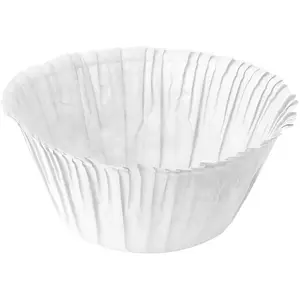 Lot de 90 moules à muffins en papier blanc Zenker Smart Pastry - 7,5 x... pas cher