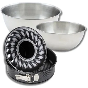 Set bestaande uit 1 springvorm van 28 cm en een savarinvorm, 1 Zenker ... pas cher