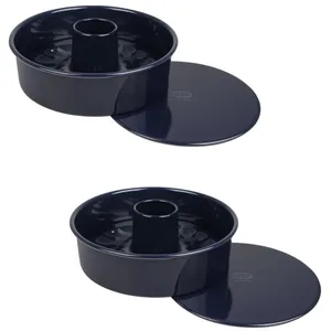 Set van 2 Dr. Oetker Back Liebe springvormen met dubbele bodem en Savarin cakevormen, 26 cm pas cher