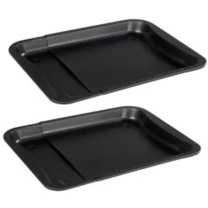 Ensemble de 2 Plaques de four extensible de 35-52 x 32 cm Zenker Black... pas cher