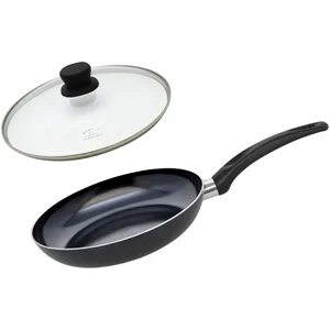 Set Poêle 32 cm céramique sans PFAS et couvercle Elo Prima Cucina pas cher