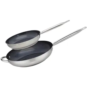 Set de 2 Poêles 24 et 32 cm céramique sans PFAS Profi Therm Platinum Elo pas cher
