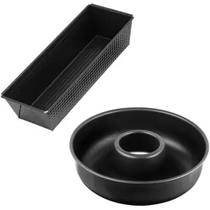 Set de moule à cakes 30,5 x 11,5 cm et moule à savarins 28 cm Zenker B... pas cher