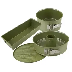 Ensemble de 3 moules à gâteaux Zenker Green Vision 9981050 pas cher
