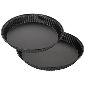 Moules à tartes ou quiches Zenker - Set de 2 - Diamètres 28 cm et 30 c... pas cher