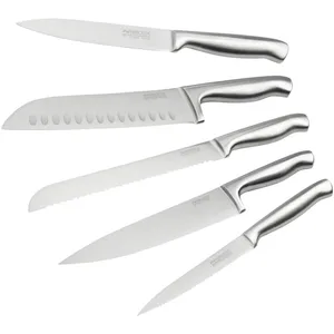 Nirosta Star 5-delige professionele roestvrijstalen keukenmessenset (2... pas cher