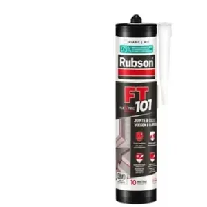 Mastic FT 101 joint fissure multi usage blanc 280 ml - RUBSON - 110444... pas cher