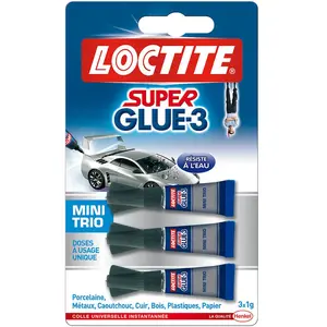 Loctite SUPERGLU SUPER GLUE COL LIQUID SPG 3X1G pas cher