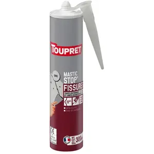 Mastic Stop fissures TOUPRET 300ml Gris - BCMACEXG300 pas cher