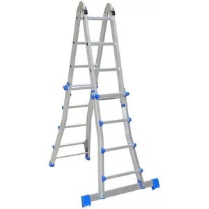 Échelle articulée - MULTISCOPIC 4x4 - Aluminium - Compacte transportab... pas cher