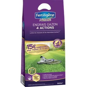 FERTILIGENE Engrais Gazon 4 Actions F4LPO - 10,5 kg pas cher