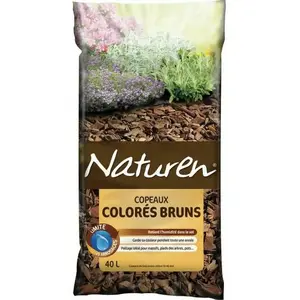 Comparateur de prix : NATUREN Copeaux Colorés Bruns - 40L