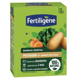 Engrais végétal - FERTILIGENE - 24 m² - Potager et arbres fruitiers - 100% Naturel - 1.2 kg pas cher