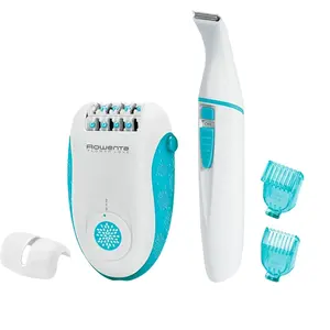 Rowenta EP2851F0 Epilateur electrique Flower Love Blanc/Bleu