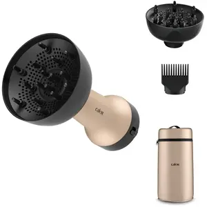 Sèche-cheveux Calor Diffuseur 3-en-1 Curl Harmony CV7D30C0 Noir Or pas cher