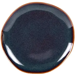Assiette Plate Symphony Bleu 27 Cm (Lot De 6)