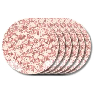 Assiette Plate Léa Rouge 27 Cm (Lot De 6)