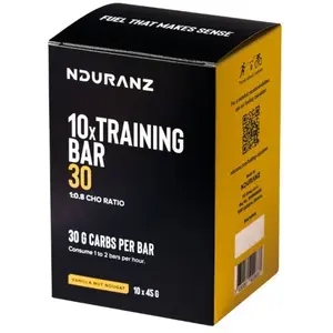 Nduranz Boîte De Barres énergétiques Training 30 Vanille&noix&nougat 4... pas cher