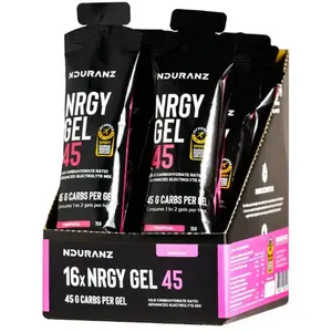 Nduranz Boîte De Gels énergétiques Nrgy 45 Exotique 75g 16 UnitésVendu parbikeinn