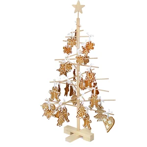 Xmas3 kerstboom display in hout | Small: 75cm hoog / 48cm diameter pas cher