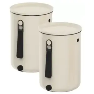 Composteur de cuisine BOKASHI Organico 2 set de 2 bacs 9.6L blanc pas cher