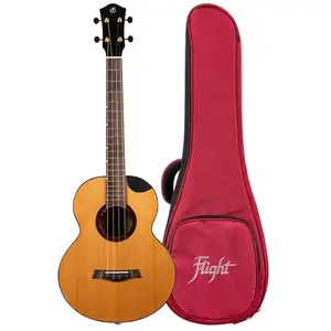 Flight Princess Series Lily Baritone EQ-A elektrisch-akoestische bariton ukelele met tas pas cher