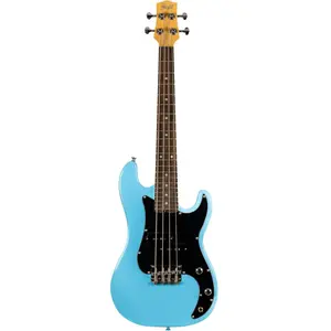 Flight Rock Series Mini Bass Lite Blue elektrische basgitaar pas cher
