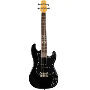 Flight Rock Series Mini Bass Lite Black elektrische basgitaar pas cher
