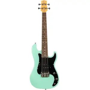 Flight Rock Series Mini Bass Lite Seafoam Green elektrische basgitaar pas cher