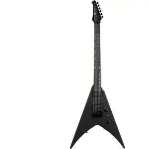 Spira Guitars V-400 MBK Satin Black elektrische gitaar