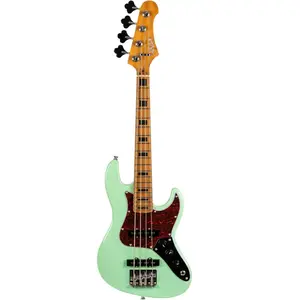 JET Guitars JB-300 Travel Sea Foam Green compacte elektrische basgitaar pas cher