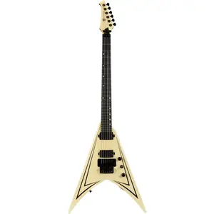 Spira Guitars V-420 AWH Alpine White elektrische gitaar pas cher