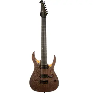 Spira Guitars Pro Series S-1007 Black Limba 7-snarige elektrische gitaar met gigbag pas cher
