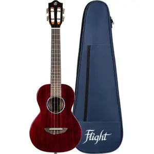 Flight Iris Tinta Tenor Transparant Purple tenor ukelele met gigbag pas cher
