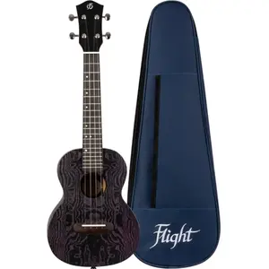 Flight Supernatural Series DUC 400 Ash Purple concert ukelele met gigbag pas cher