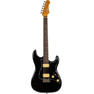 JET Guitars JS-400 Black R HH elektrische gitaar pas cher