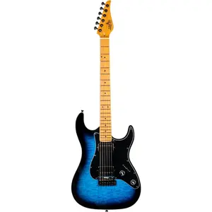 JET Guitars JS-450 Blue Burst HH elektrische gitaar pas cher