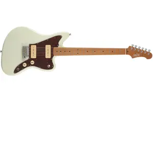 JET Guitars JJ-300 P90 Olympic White elektrische gitaar pas cher